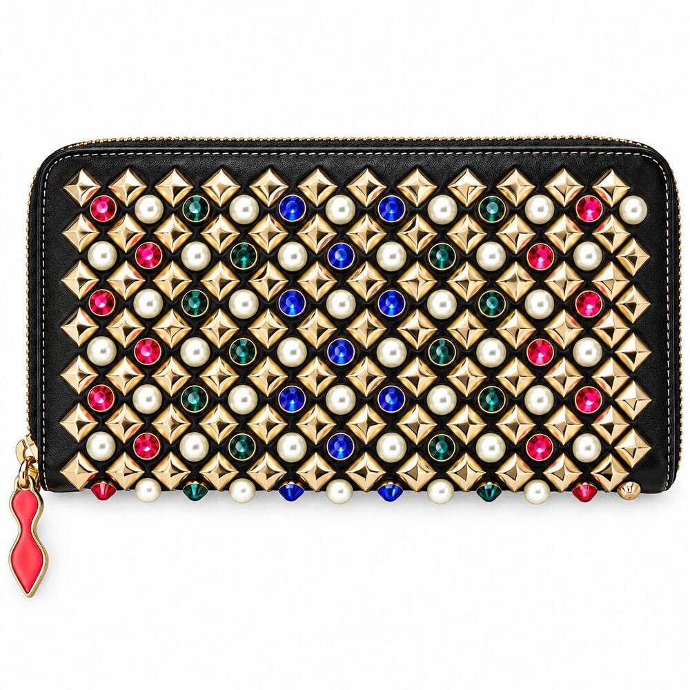 Christian Louboutin Panettone Continental Wallet EUC